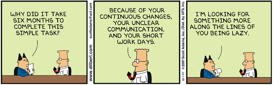 Dilbert Cartoon